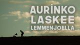 Aurinko laskee Lemmenjoella (S)