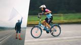 Nikki rides bikes