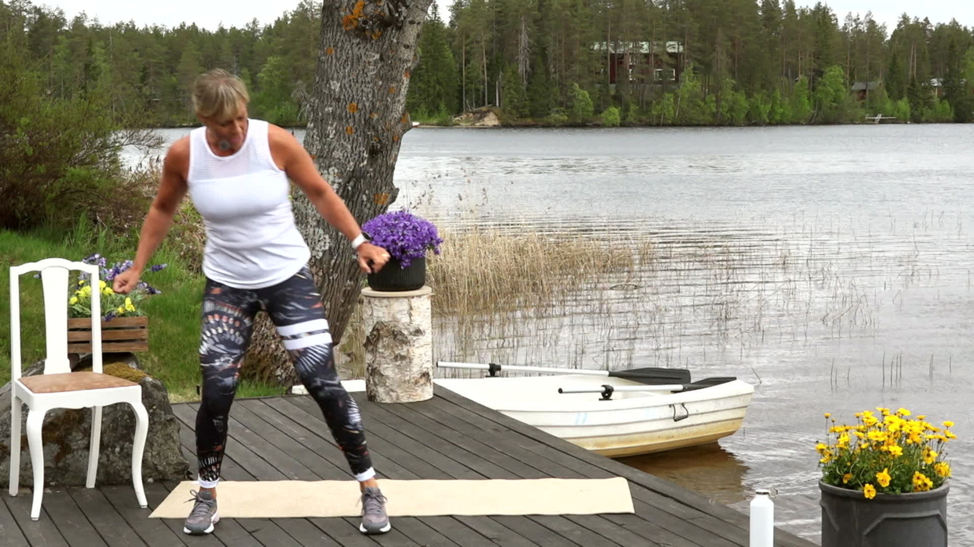 Kesäjumppaa Sofian kanssa