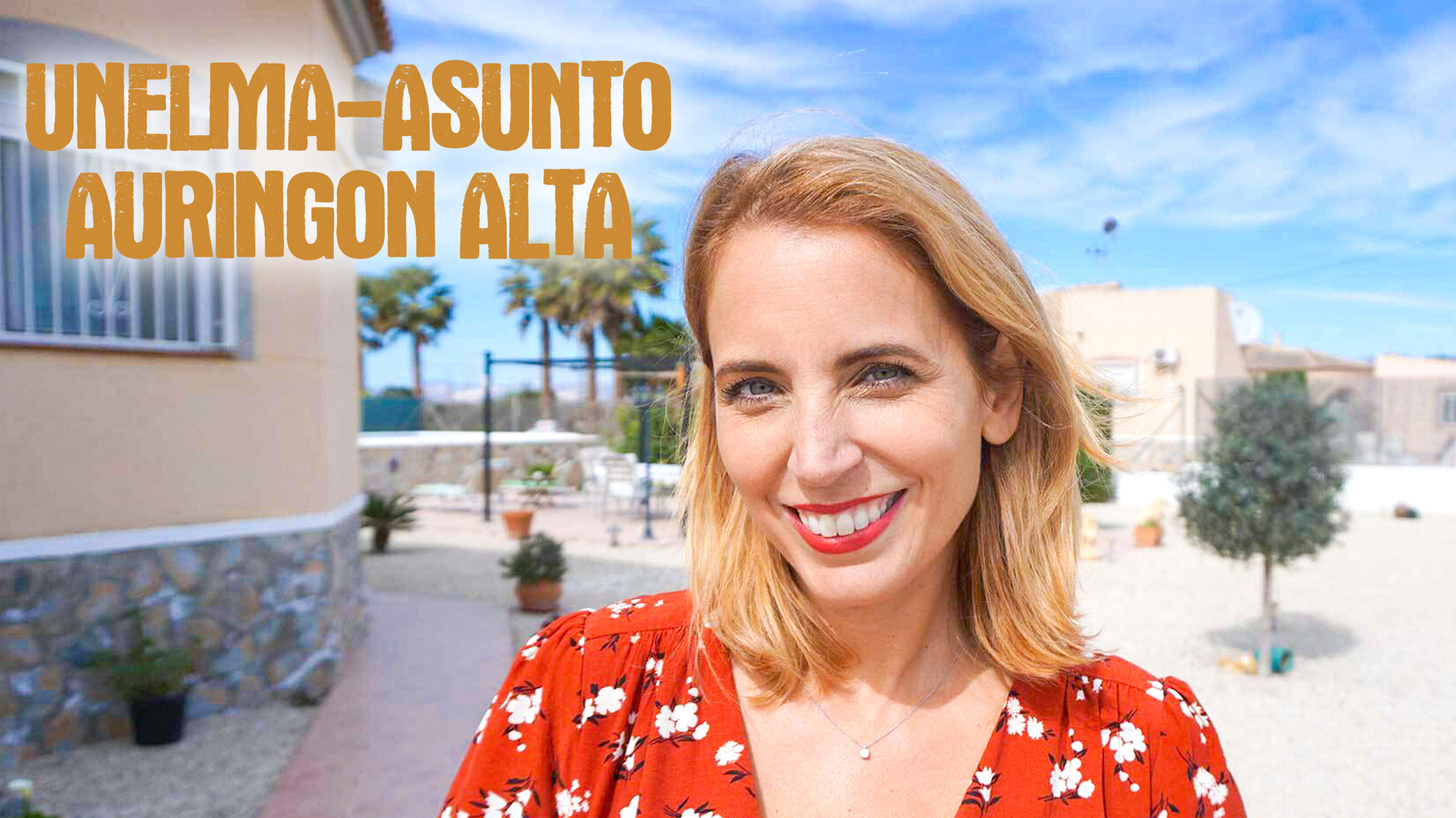 Unelma-asunto auringon alta