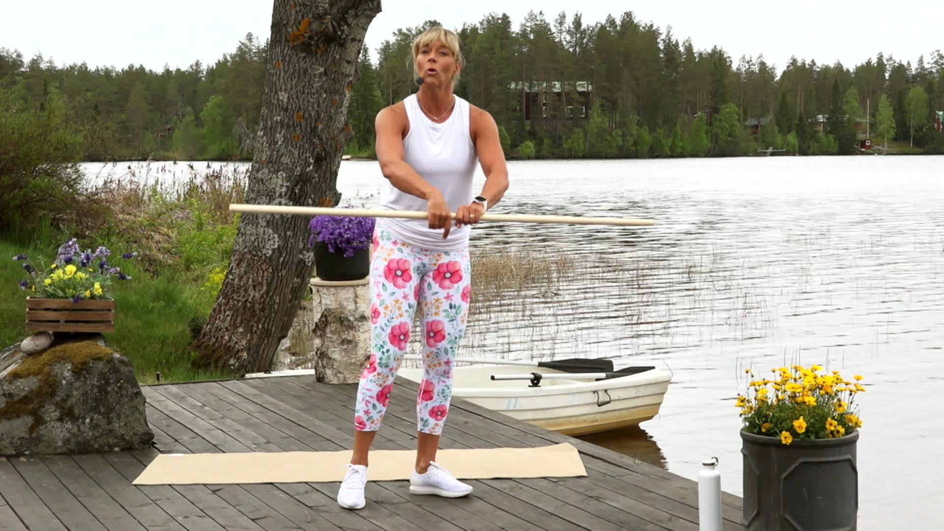 Kesäjumppaa Sofian kanssa