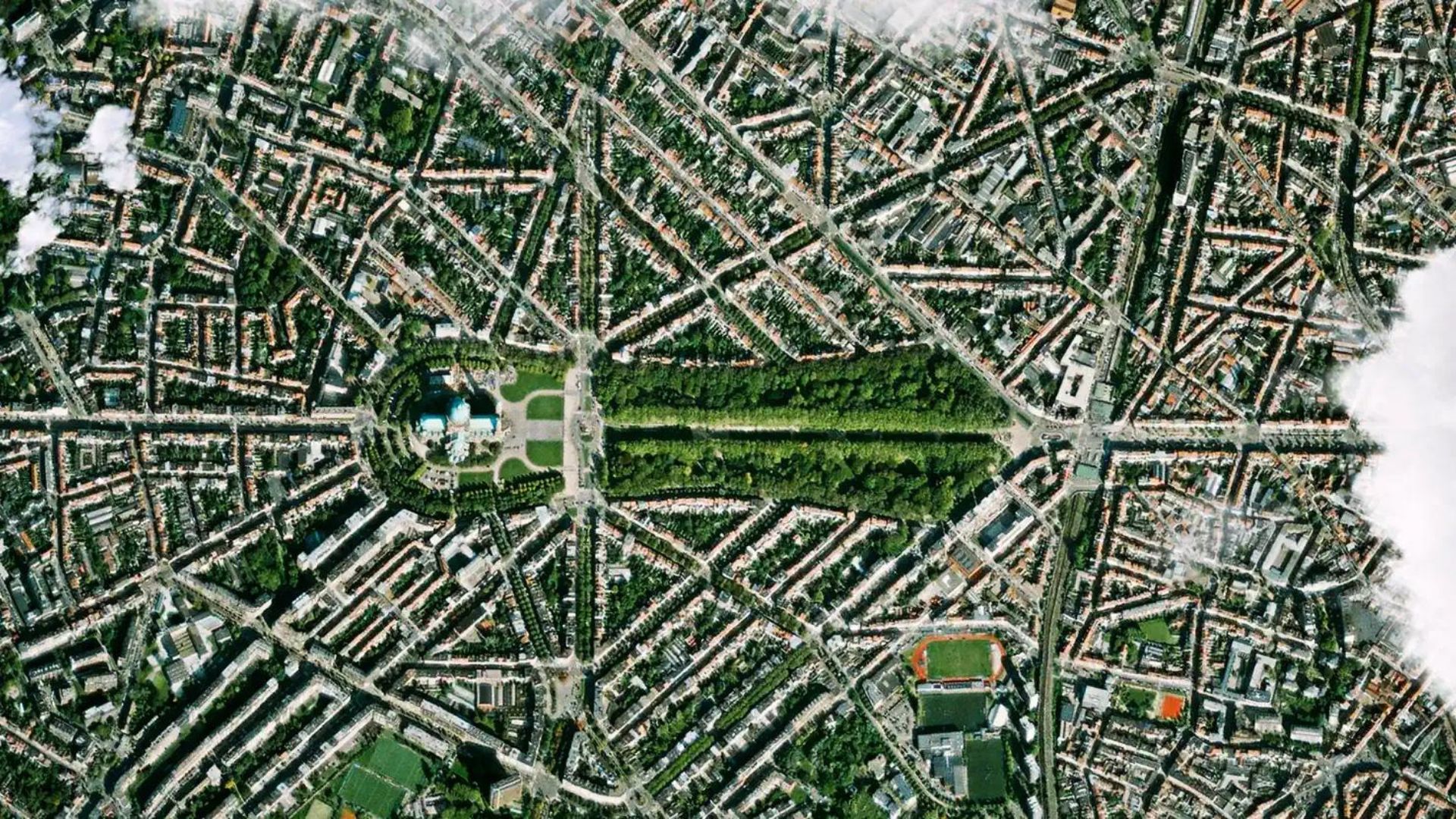 Eurooppa ylhäältä päin